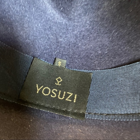 Yosuzi beautiful navy fedora - Picture 6 of 7